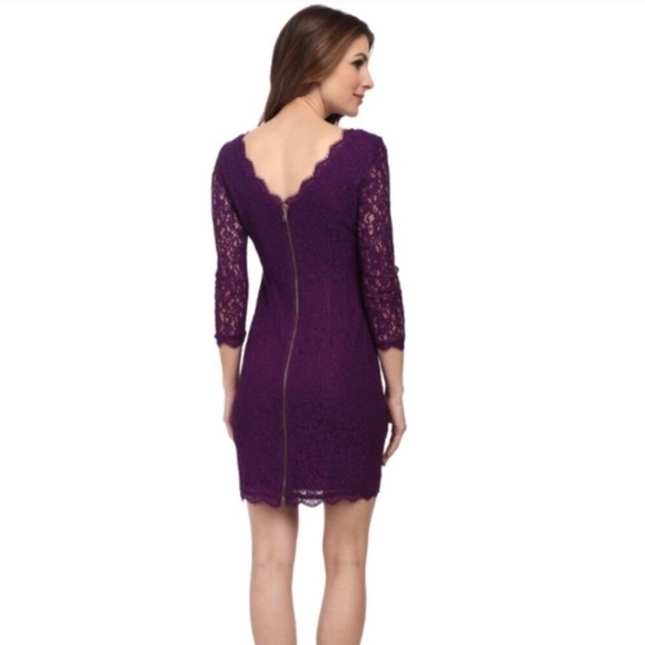 Adrianna Papell Purple Evening Dress. - Picture 2 of 8